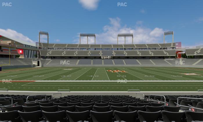 TDECU Stadium - Section Club 110 Seat View