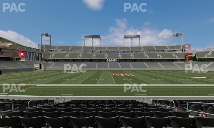 TDECU Stadium - Section Club 110 Seat View