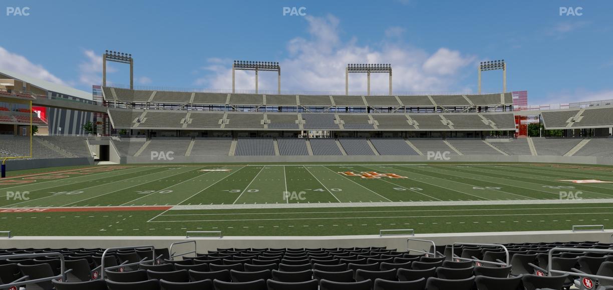 TDECU Stadium - Section Club 111 Seat View