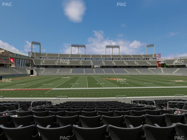 TDECU Stadium - Section Club 111 Seat View