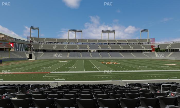 TDECU Stadium - Section Club 111 Seat View