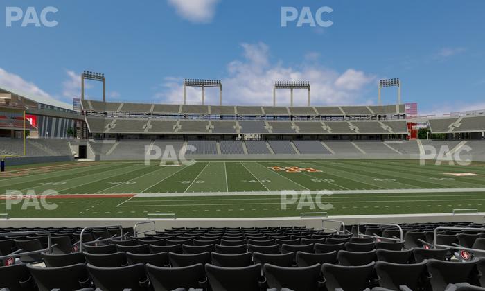 TDECU Stadium - Section Club 111 Seat View