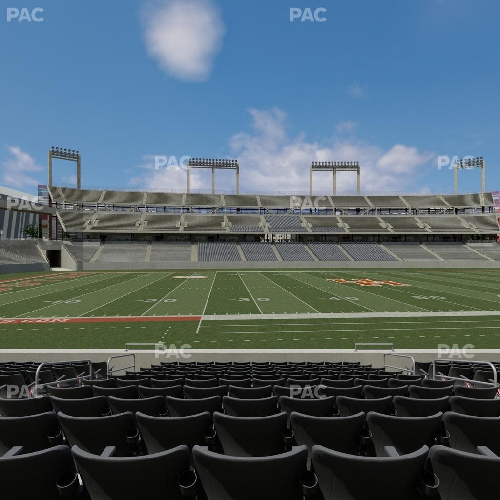 TDECU Stadium - Section Club 112 Seat View