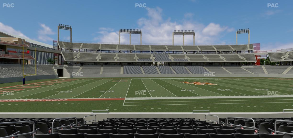 TDECU Stadium - Section Club 112 Seat View