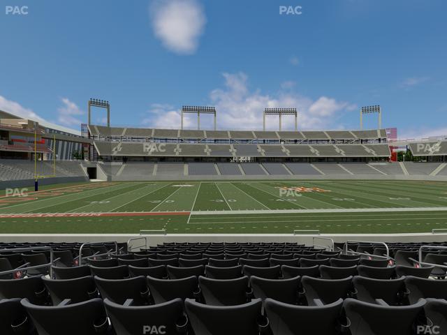 TDECU Stadium - Section Club 112 Seat View