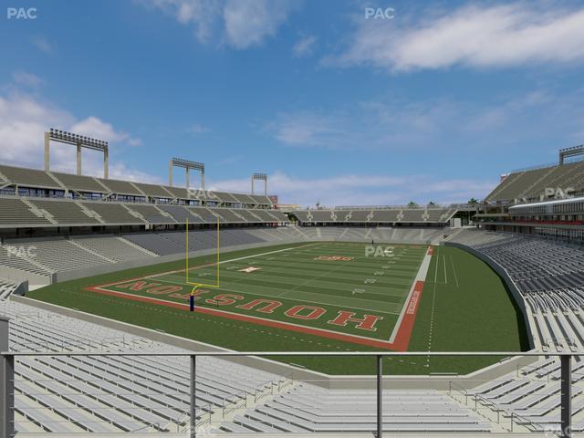 TDECU Stadium - Section Club 200 Seat View