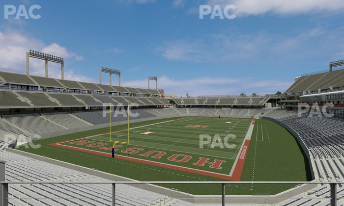 TDECU Stadium - Section Club 200 Seat View