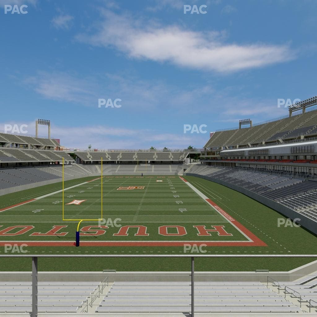 TDECU Stadium - Section Club 202 Seat View