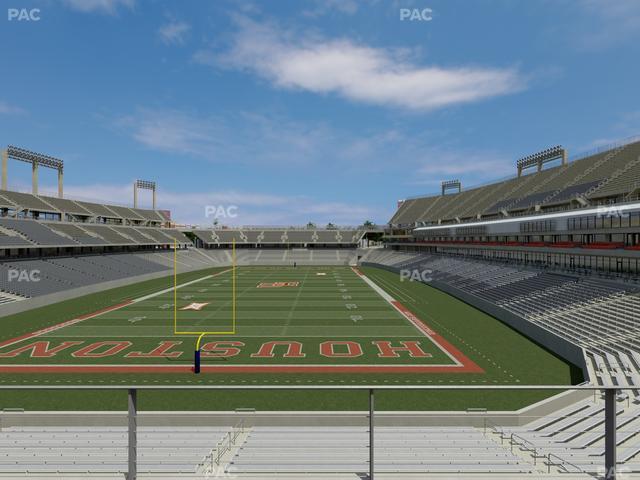 TDECU Stadium - Section Club 202 Seat View