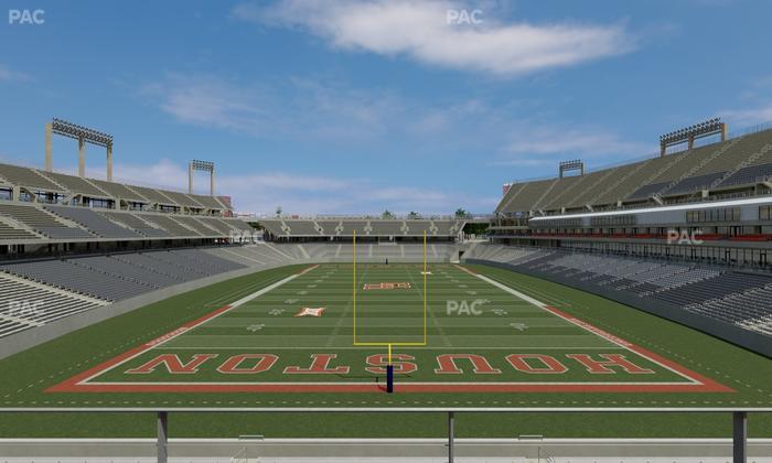 TDECU Stadium - Section Club 203 Seat View