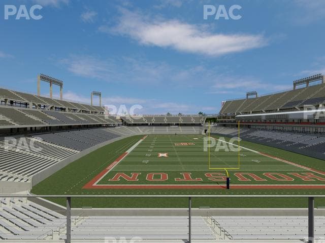 TDECU Stadium - Section Club 204 Seat View