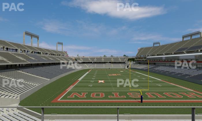 TDECU Stadium - Section Club 204 Seat View