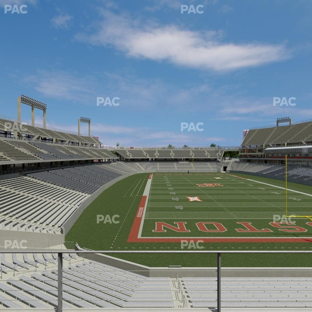 TDECU Stadium - Section Club 205 Seat View