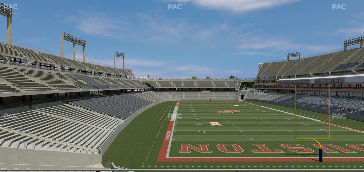 TDECU Stadium - Section Club 205 Seat View