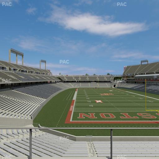 TDECU Stadium - Section Club 205 Seat View