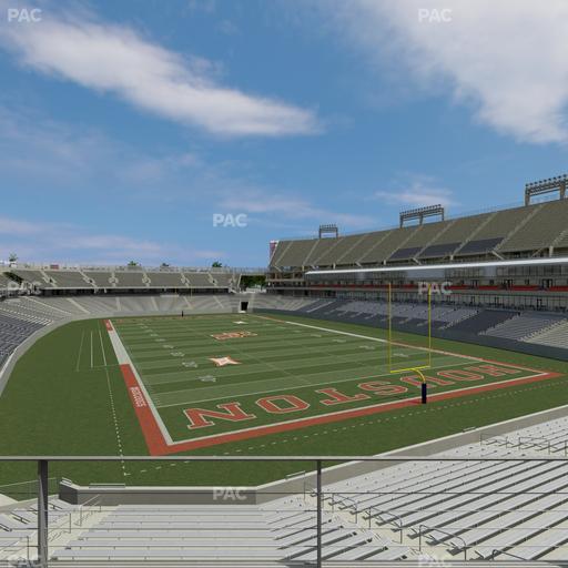 TDECU Stadium - Section Club 206 Seat View