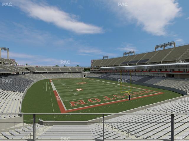 TDECU Stadium - Section Club 206 Seat View