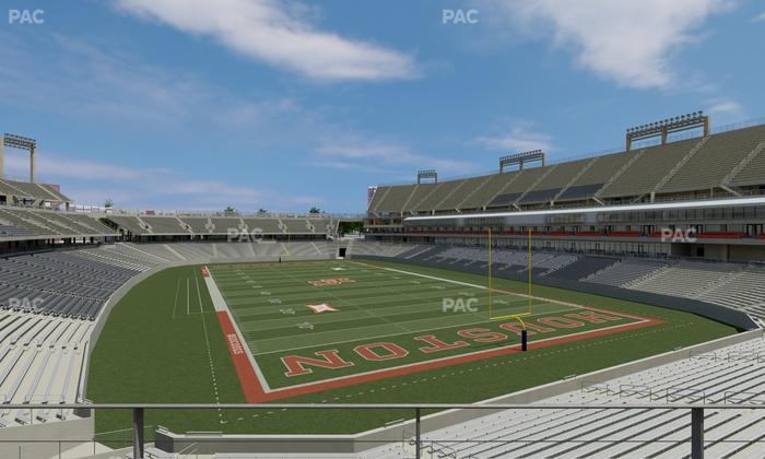 TDECU Stadium - Section Club 206 Seat View