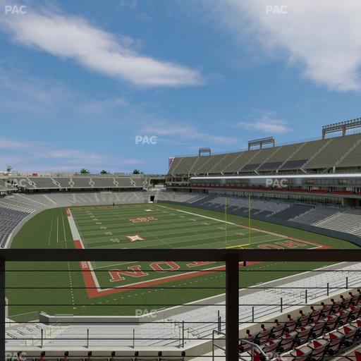 TDECU Stadium - Section Club 206 Seat View