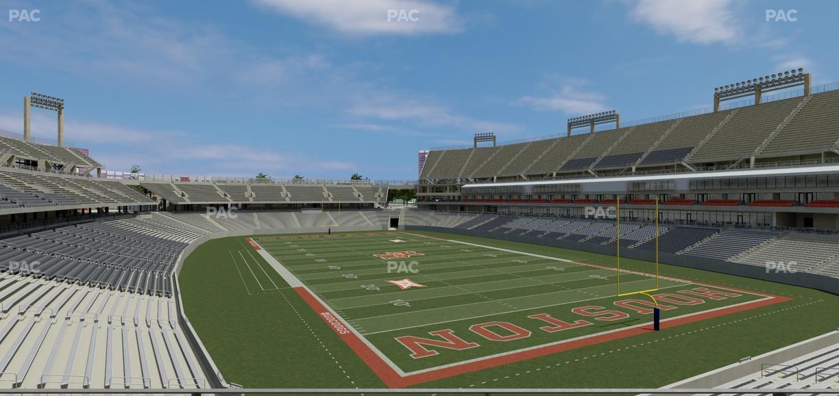 TDECU Stadium - Section Club 207 Seat View