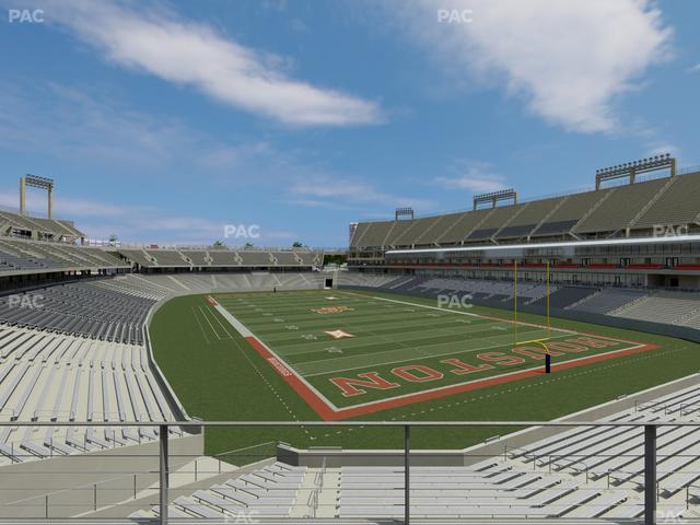 TDECU Stadium - Section Club 207 Seat View