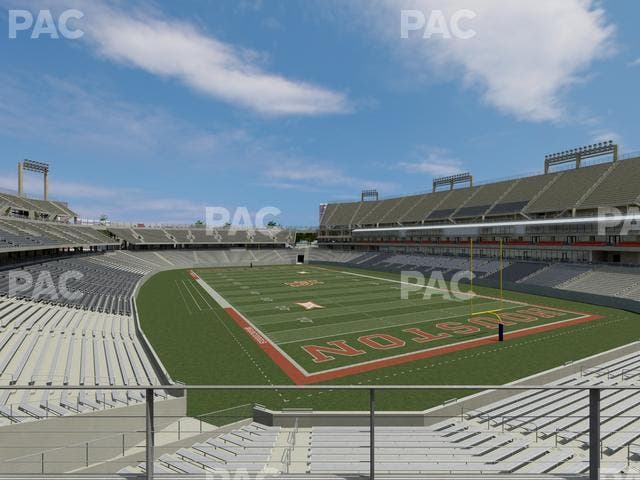 TDECU Stadium - Section Club 207 Seat View