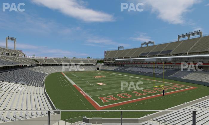 TDECU Stadium - Section Club 207 Seat View