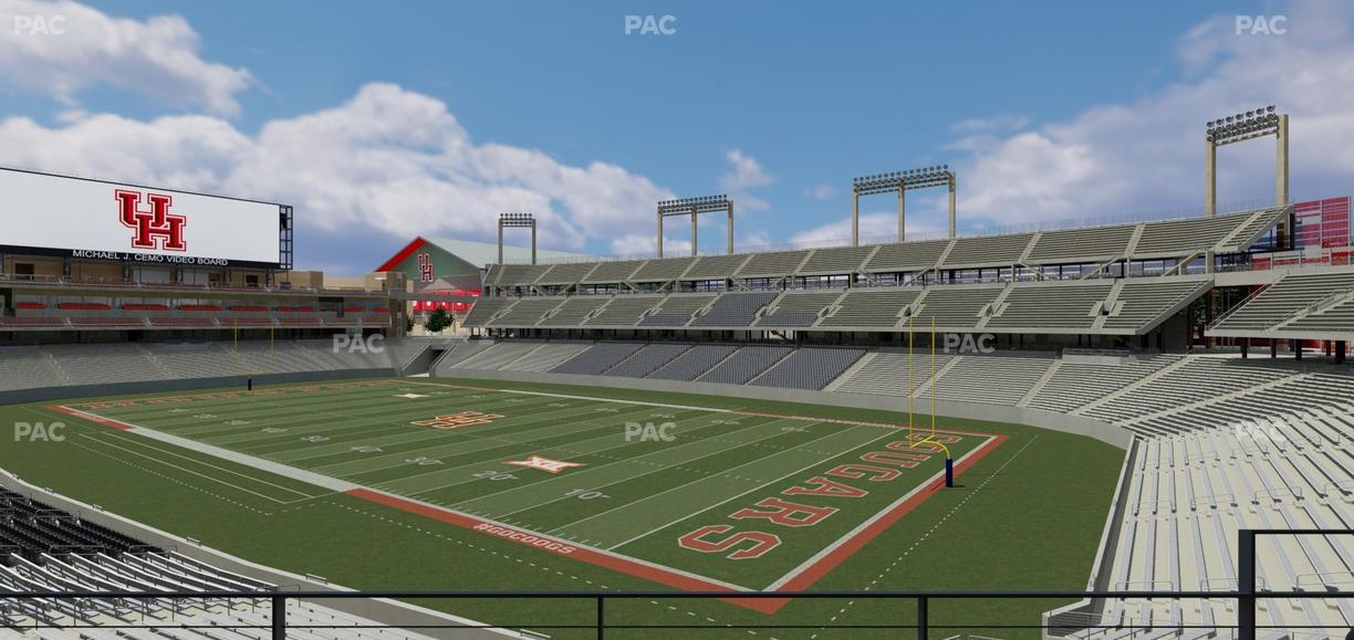 TDECU Stadium - Section East Terrace Club Seat View