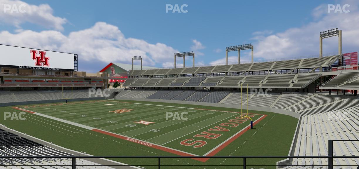 TDECU Stadium - Section East Terrace Club Seat View