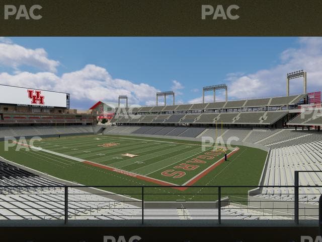TDECU Stadium - Section East Terrace Club Seat View