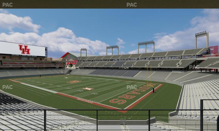 TDECU Stadium - Section East Terrace Club Seat View