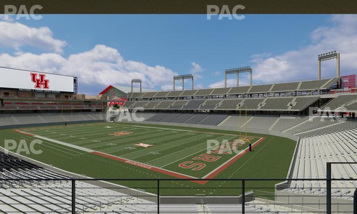 TDECU Stadium - Section East Terrace Club Seat View