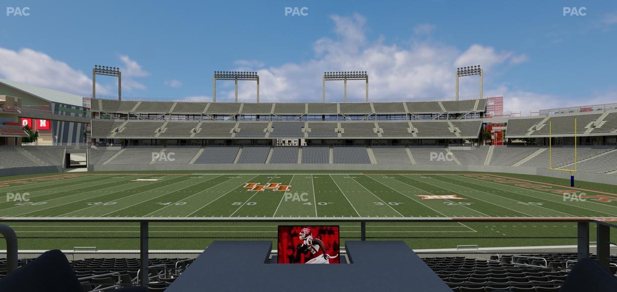 TDECU Stadium - Section Loge Box 11 Seat View