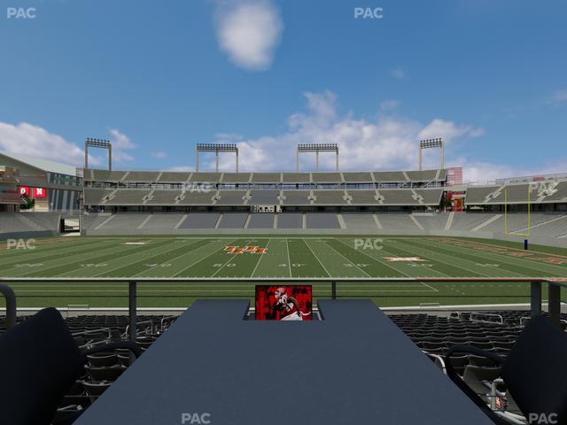 TDECU Stadium - Section Loge Box 11 Seat View