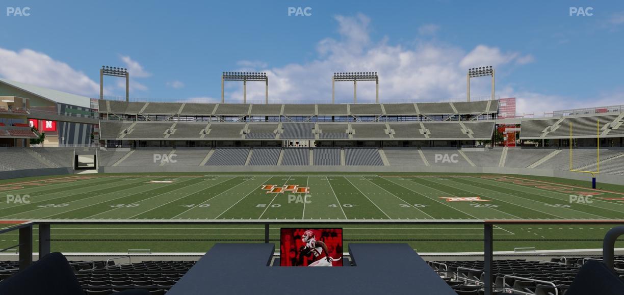TDECU Stadium - Section Loge Box 12 Seat View