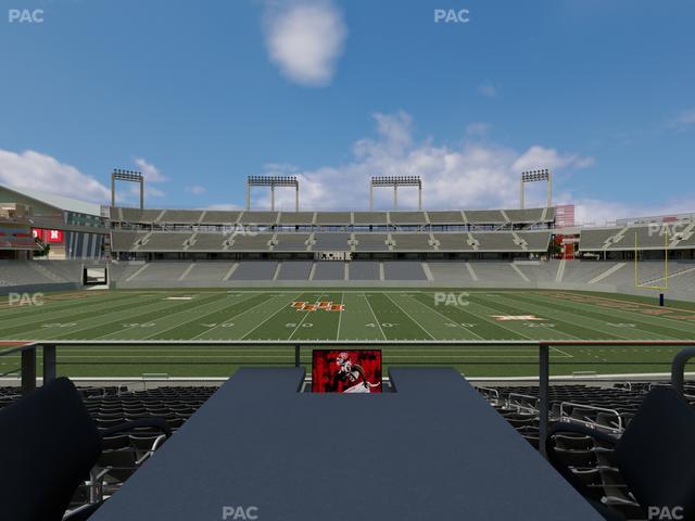 TDECU Stadium - Section Loge Box 12 Seat View