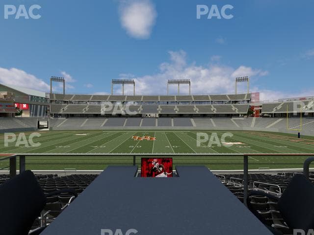TDECU Stadium - Section Loge Box 12 Seat View