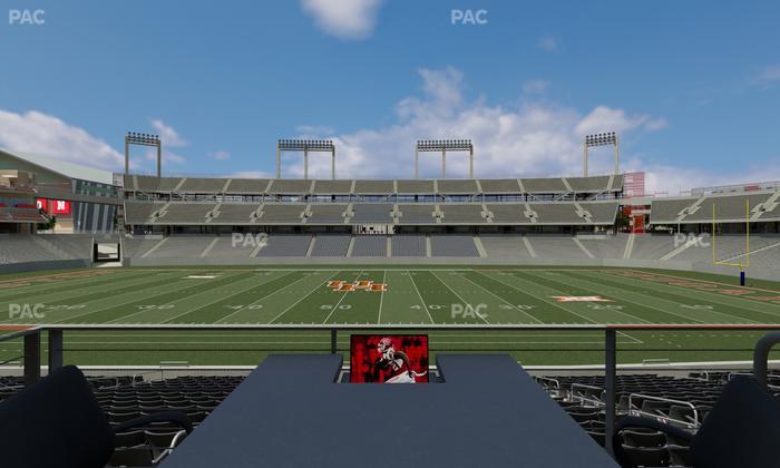 TDECU Stadium - Section Loge Box 12 Seat View