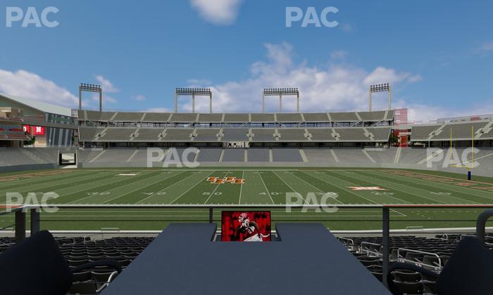 TDECU Stadium - Section Loge Box 12 Seat View