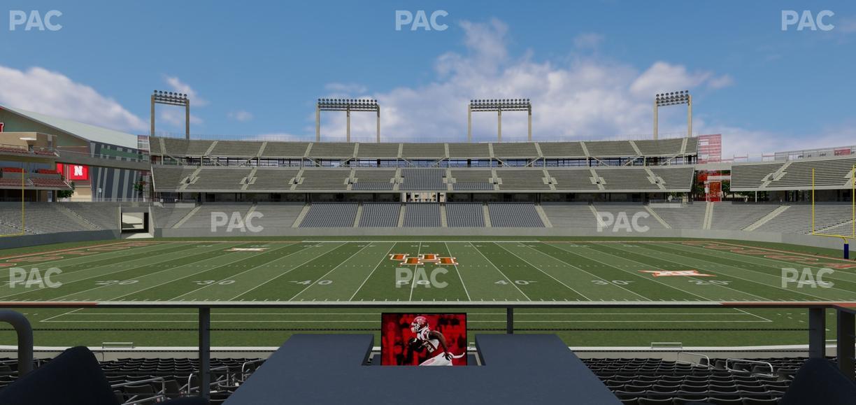 TDECU Stadium - Section Loge Box 13 Seat View