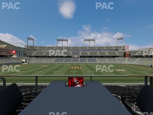 TDECU Stadium - Section Loge Box 13 Seat View
