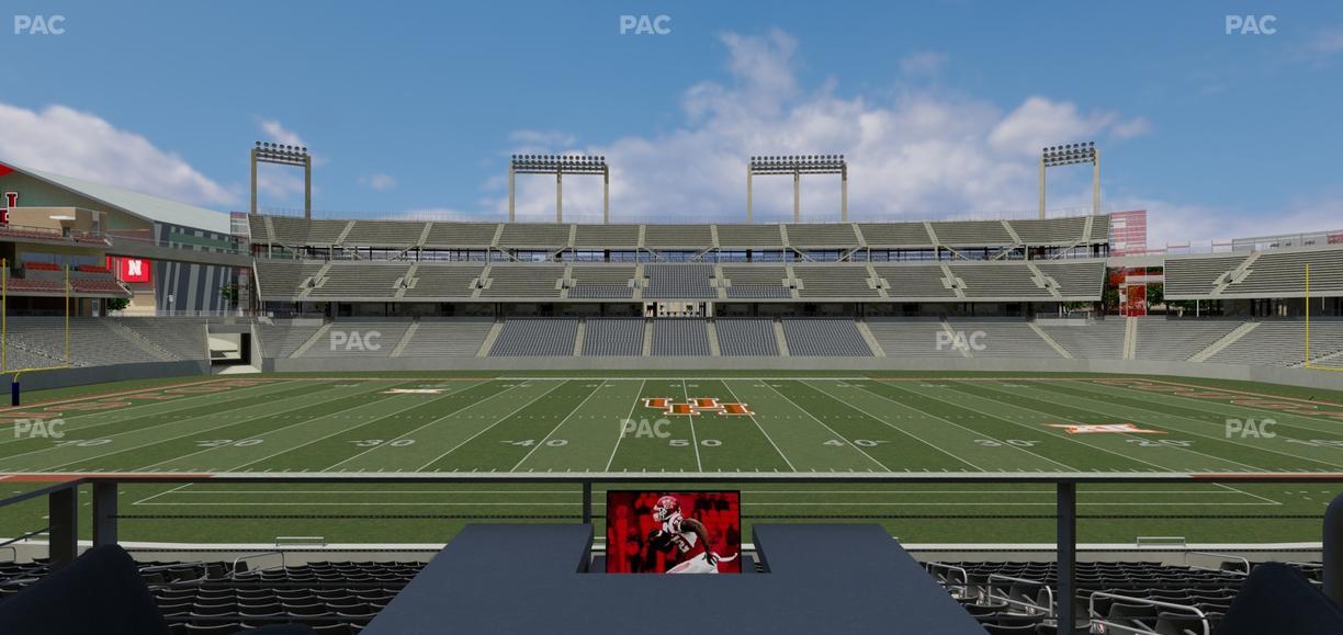 TDECU Stadium - Section Loge Box 14 Seat View