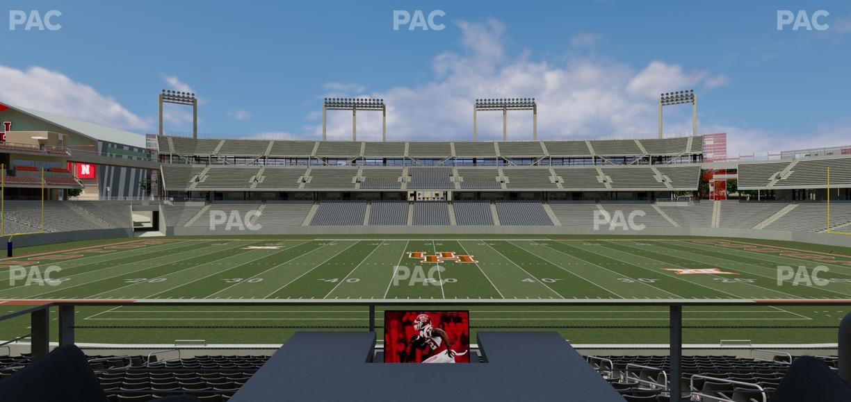 TDECU Stadium - Section Loge Box 14 Seat View