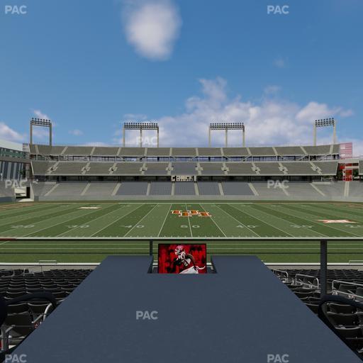 TDECU Stadium - Section Loge Box 14 Seat View