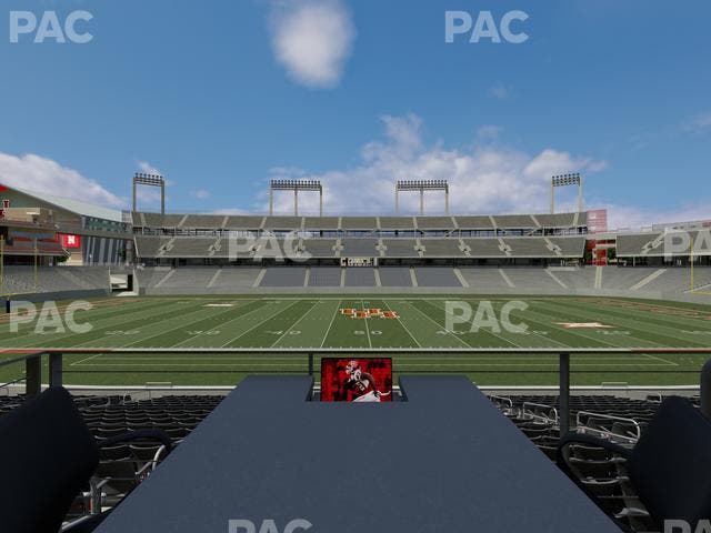 TDECU Stadium - Section Loge Box 14 Seat View
