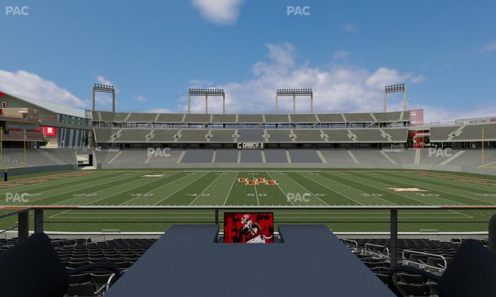 TDECU Stadium - Section Loge Box 14 Seat View