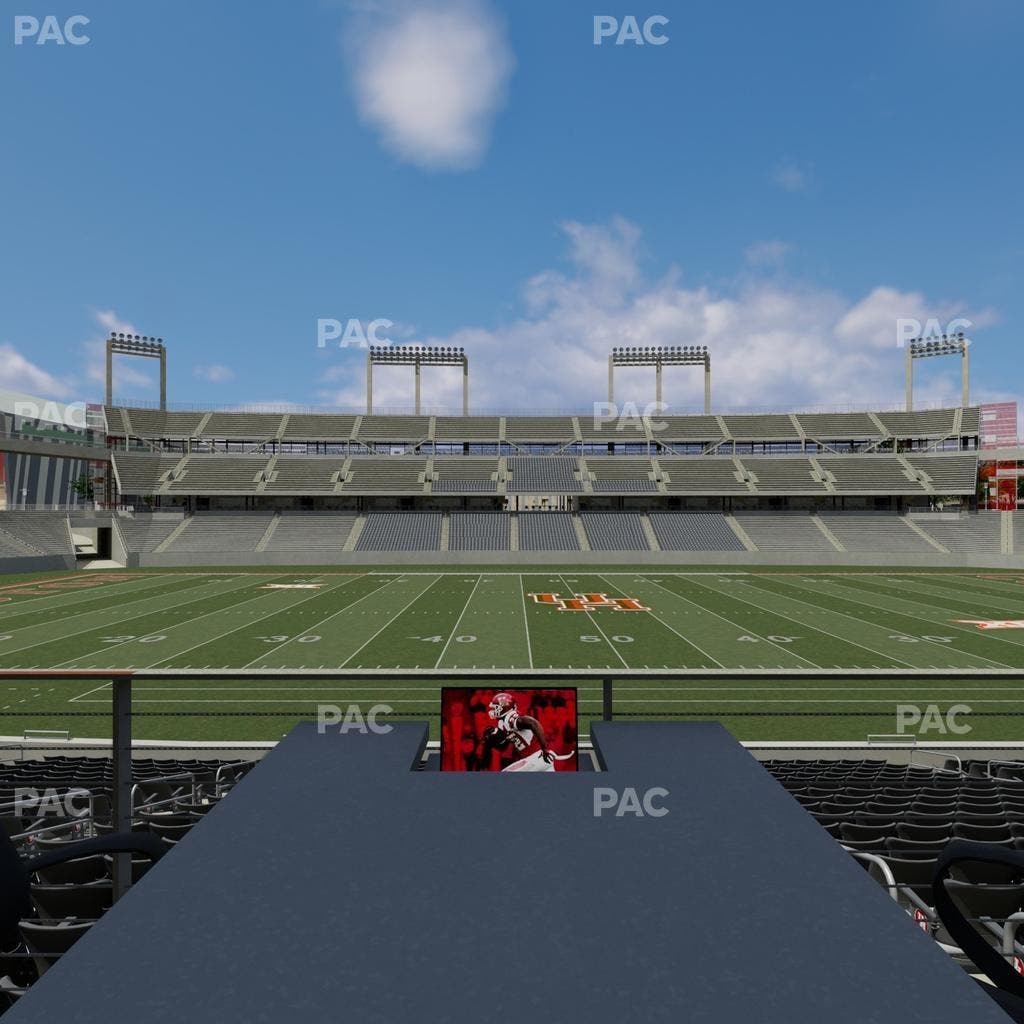 TDECU Stadium - Section Loge Box 15 Seat View