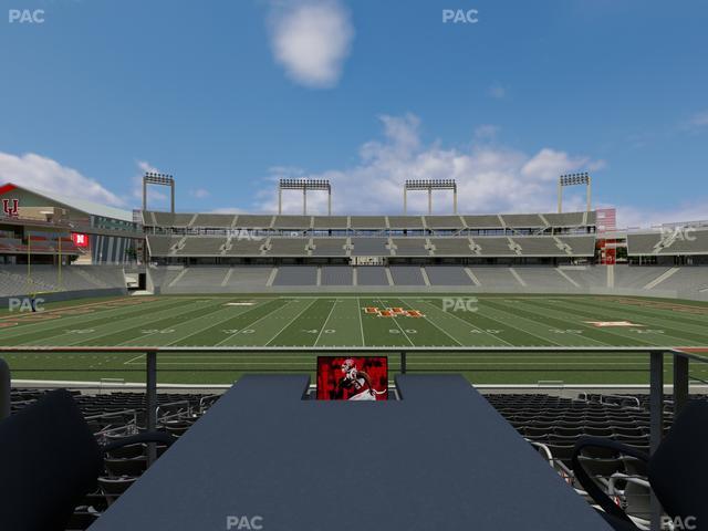 TDECU Stadium - Section Loge Box 15 Seat View
