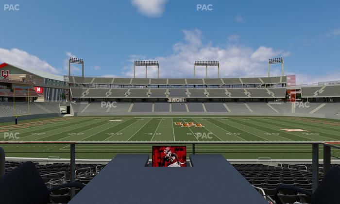 TDECU Stadium - Section Loge Box 15 Seat View