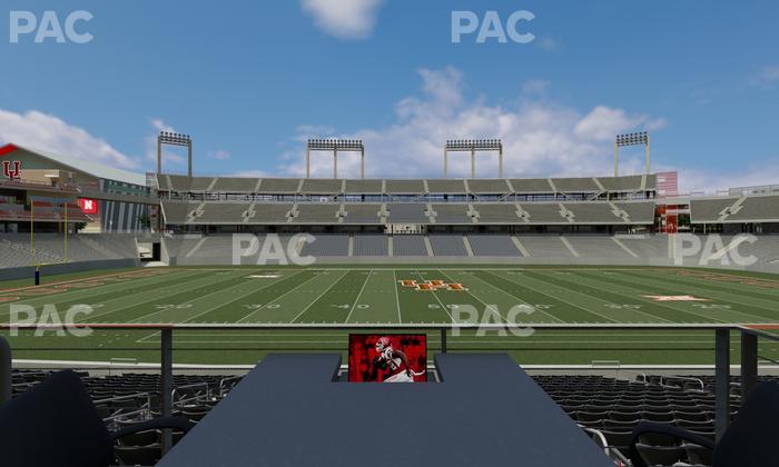 TDECU Stadium - Section Loge Box 15 Seat View